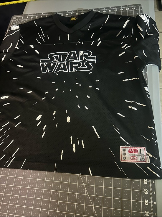 Star Wars Other - Star Wars Black Graphic Short Sleeve Jersey with White Burst Print